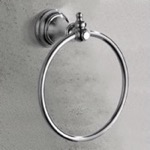 Nameeks NCB45 Polished Chrome Towel Ring